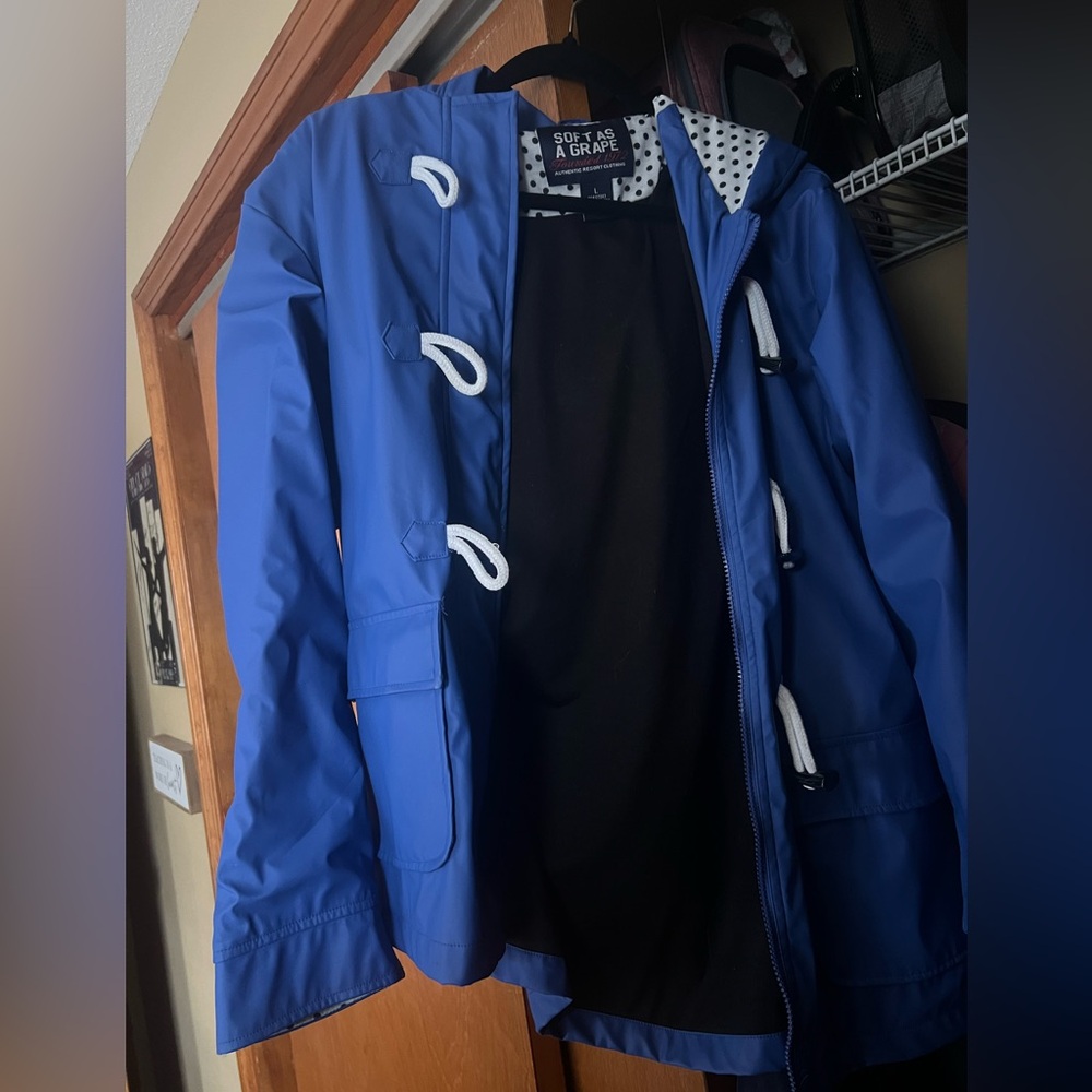 Blue Rain Jacket